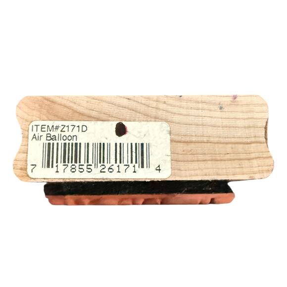 Posh Impressions Rubber Stampede Air Balloon Rubber Stamp Z171D - Picture 2 of 3